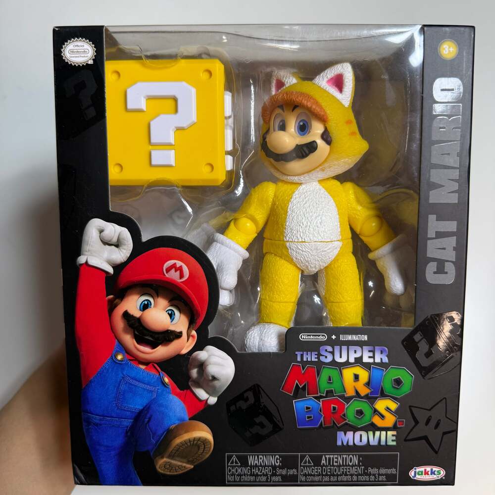 Super Mario Bros Movie Mario Cat Figure